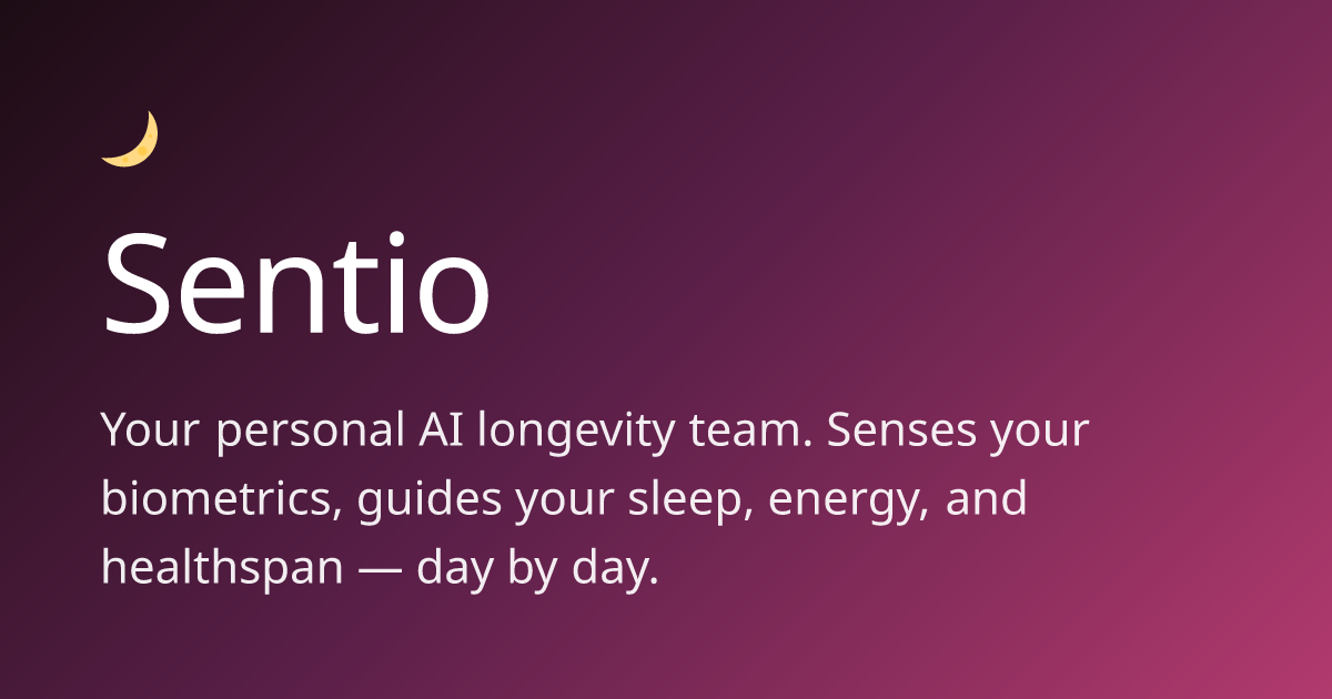 Sentio — Spiritual wellness in your pocket